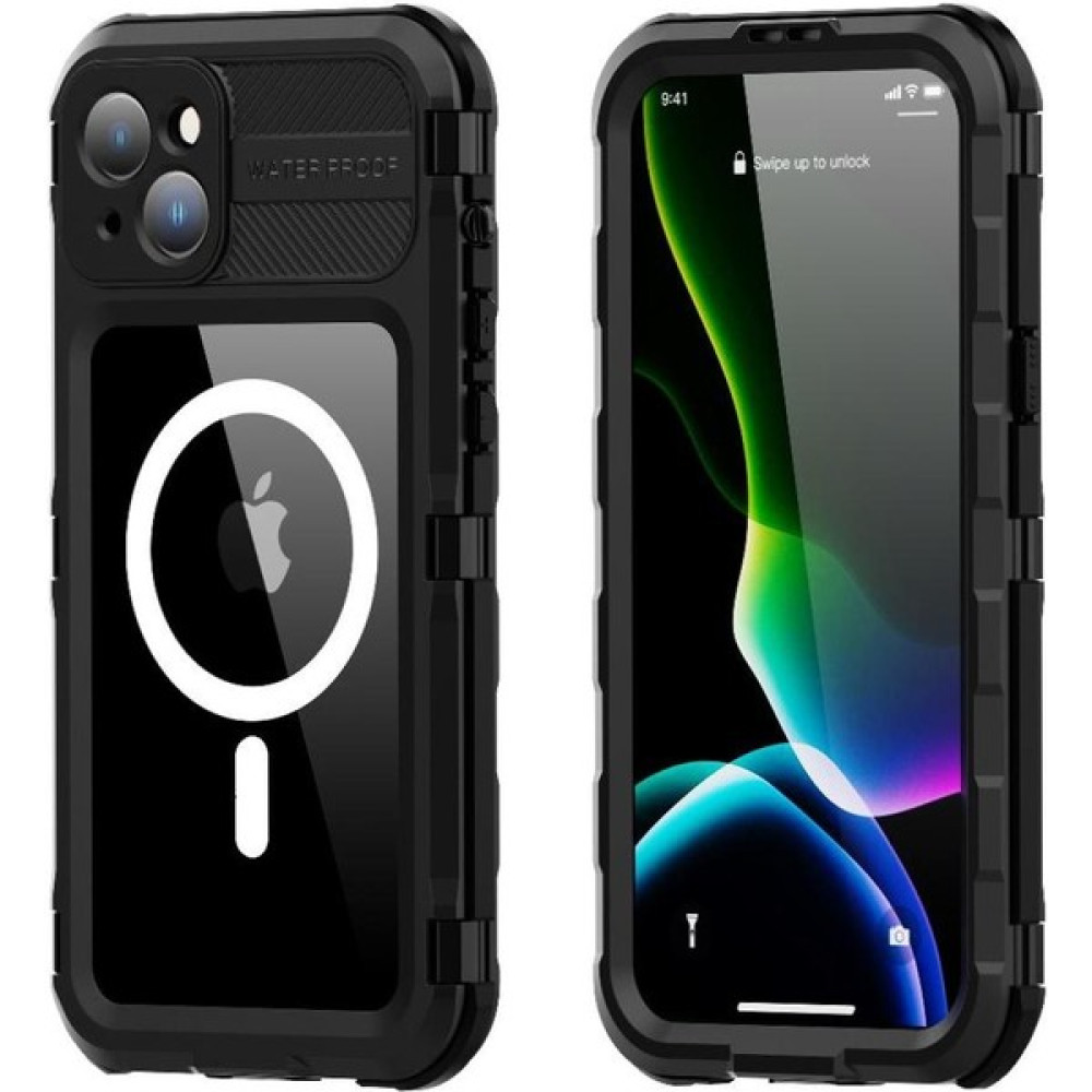 My Boutique1 Iphone 15 Için Artı Su Geçirmez Dahili Ekran Koruyucu IP68 Tam Telefon Kılıfı (Yurt Dışından) - Siyah Cep Telefonu Kılıfı Fiyatı