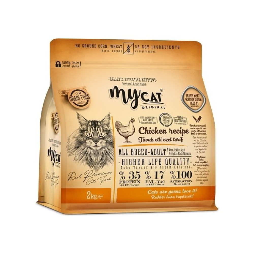 My Cat Mycat Low Grain Tavuk Etli All Breed-Tüm Irklar Için Kedi Maması (2kg) Evcil Hayvan Ürünleri Fiyatı