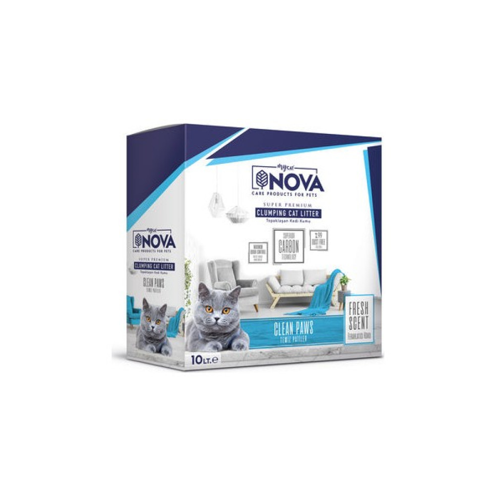 My Cat Mycat Nova Active Carbon Kedi Kumu Temiz Patiler 10 Lt Evcil Hayvan Ürünleri Fiyatı
