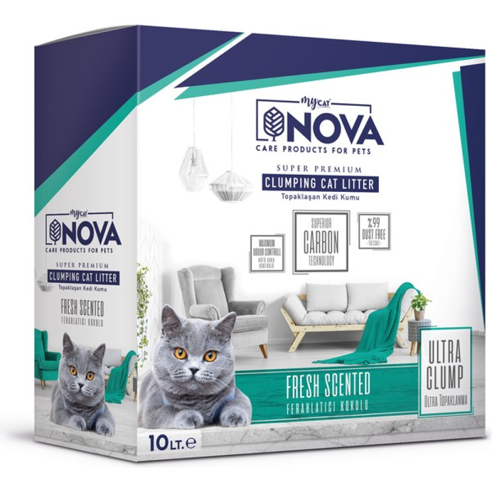 My Cat Mycat Nova Ultra Topaklanma (Ferahlatıcı Koku) Premium Kedi Kumu 10LT Evcil Hayvan Ürünleri Fiyatı