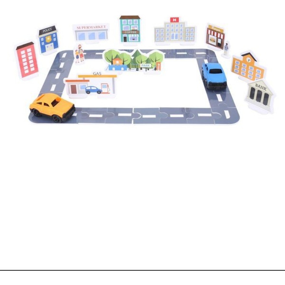 My City (Otoyol Puzzle) Set Oyuncak Araç Fiyatı