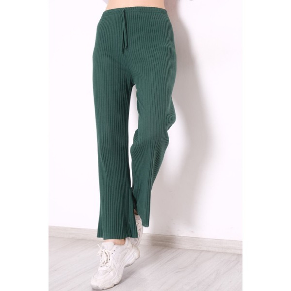 My Cute Store Fitilli Pantolon Yeşil - 8337.1567. Kadın Pantolon Fiyatı