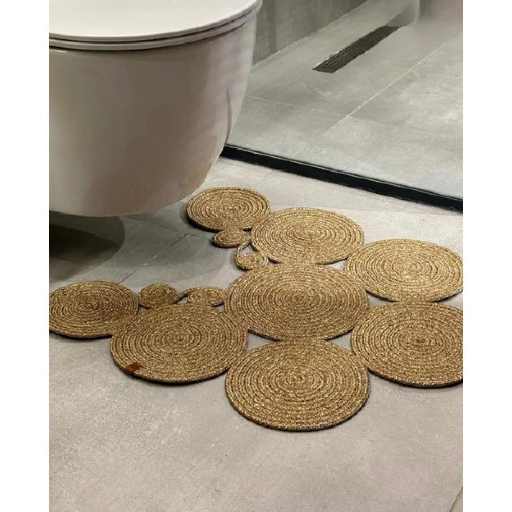 My Doğa Store Hasır Jüt Modern Klozet Önü Paspası Klozet Takımı Fiyatı