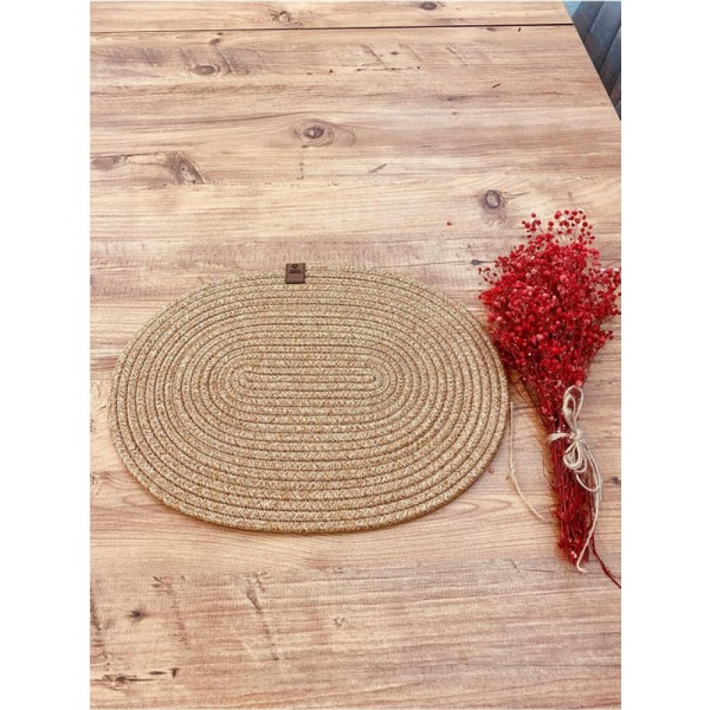My Doğa Store Jüt Hasır Amerikan Servis Oval Supla - 30 x 40 cm Masa Örtüsü Fiyatı