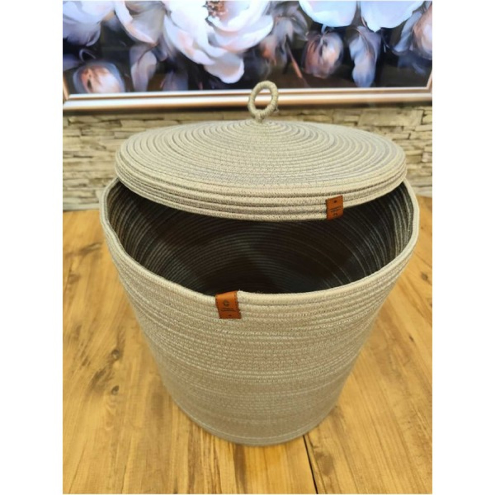 My Doğa Store Jüt, Hasır, Sepet, Banyo Sepeti, Kirli Sepeti, Oyuncak Sepeti, Düzenleyici, Saksı Sepet, Organizer - 36 x 40 - Gri Oto Boyaları Fiyatı