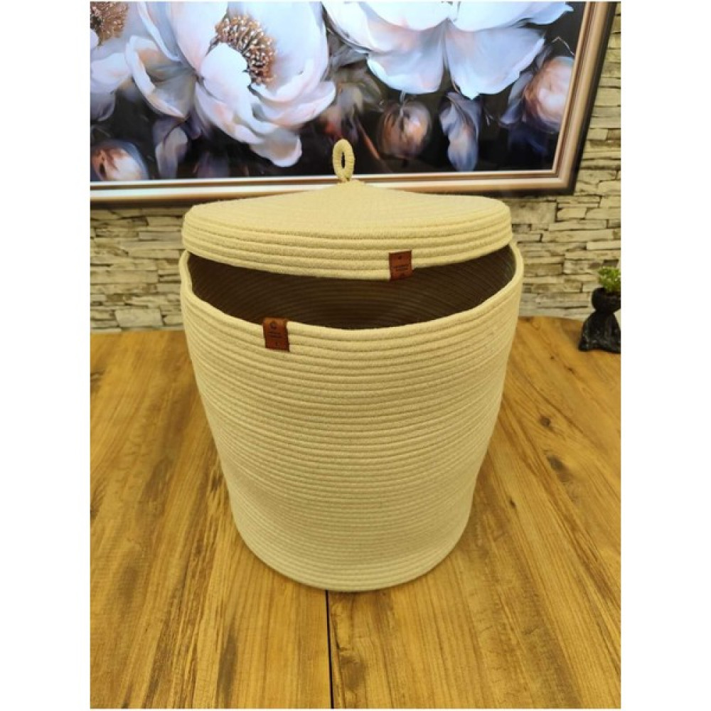 My Doğa Store Jüt, Hasır, Sepet, Banyo Sepeti, Kirli Sepeti, Oyuncak Sepeti, Düzenleyici, Saksı Sepet, Organizer - 36 x 40 - Krem Oto Boyaları Fiyatı