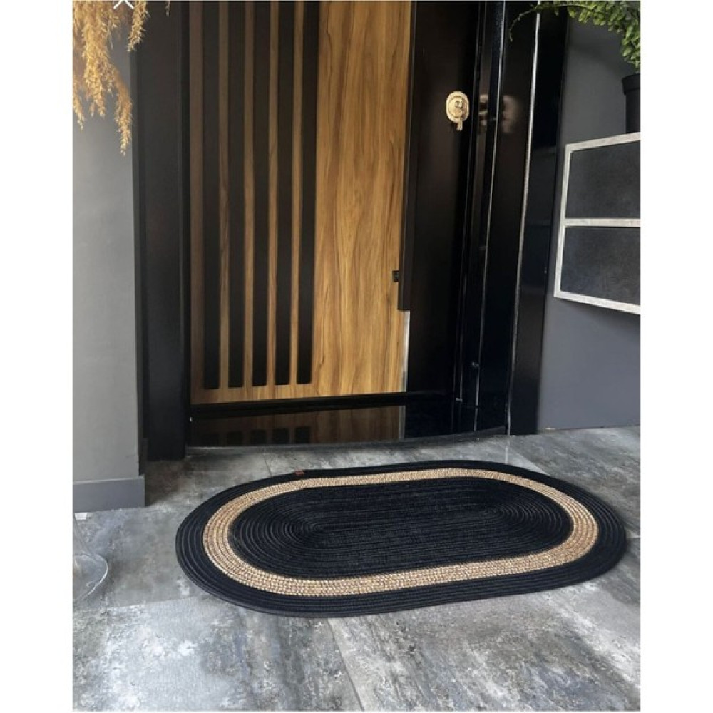 My Doğa Store Kapı Önü Klozet Önü Tezgah Önü Jüt Hasır Paspas - Siyah - 50 x 60 cm Araca Özel Paspaslar Fiyatı