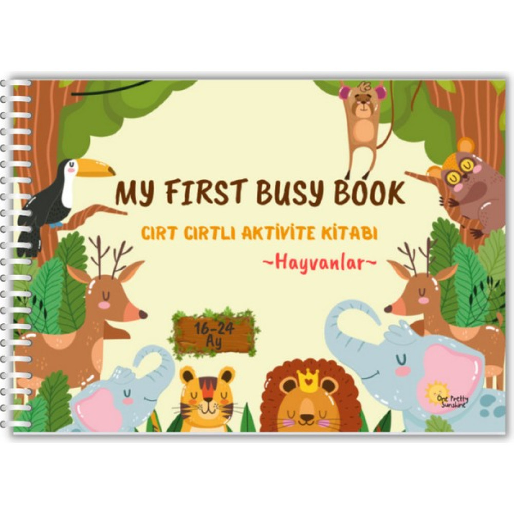 My First Busy Book Cırt Cırtlı Aktivitekitabı 16-24 Ay Cırt Cırtlı Etkinlik Kitabı Okul Öncesi Eğitici & Öğretici Kitaplar Fiyatı