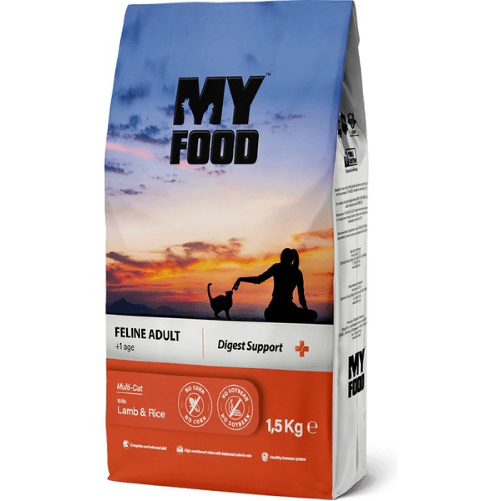 My Food Yetişkin Kedi Kuru Maması Kuzulu Pirinçli 1,5 kg Evcil Hayvan Ürünleri Fiyatı