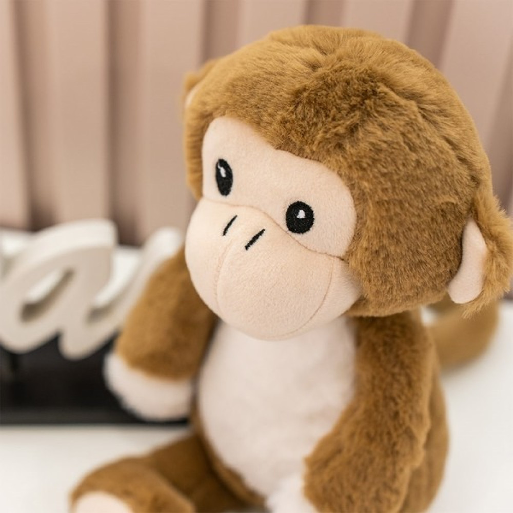 My Friend Toys 35 cm Kahverengi / Beyaz Maymun Peluş Oyuncak Peluş Oyuncaklar Fiyatı