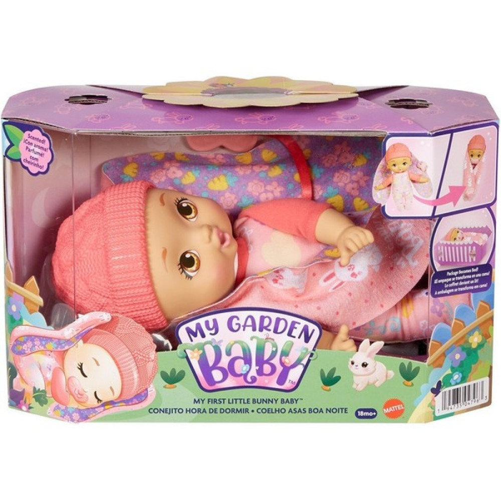 My Garden Baby HGC10 Ilk Tavşan Bebeğim - Pembe Bereli Bebek My Garden Baby - Renkli Oyuncak Fiyatı