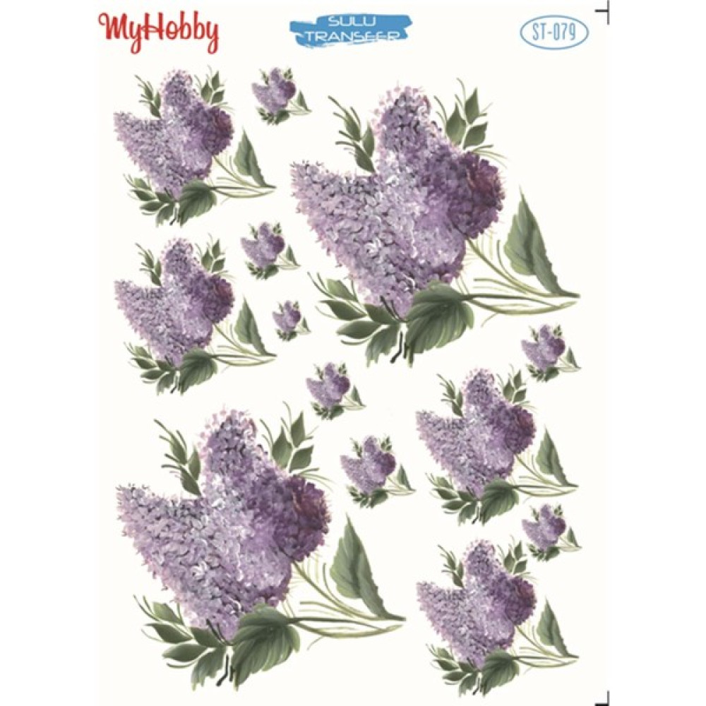 My Hobby St 079 Sümbül, Leylak, Lavanta Sulu Transfer 25X35 - Renkli Yardımcı Malzeme Fiyatı
