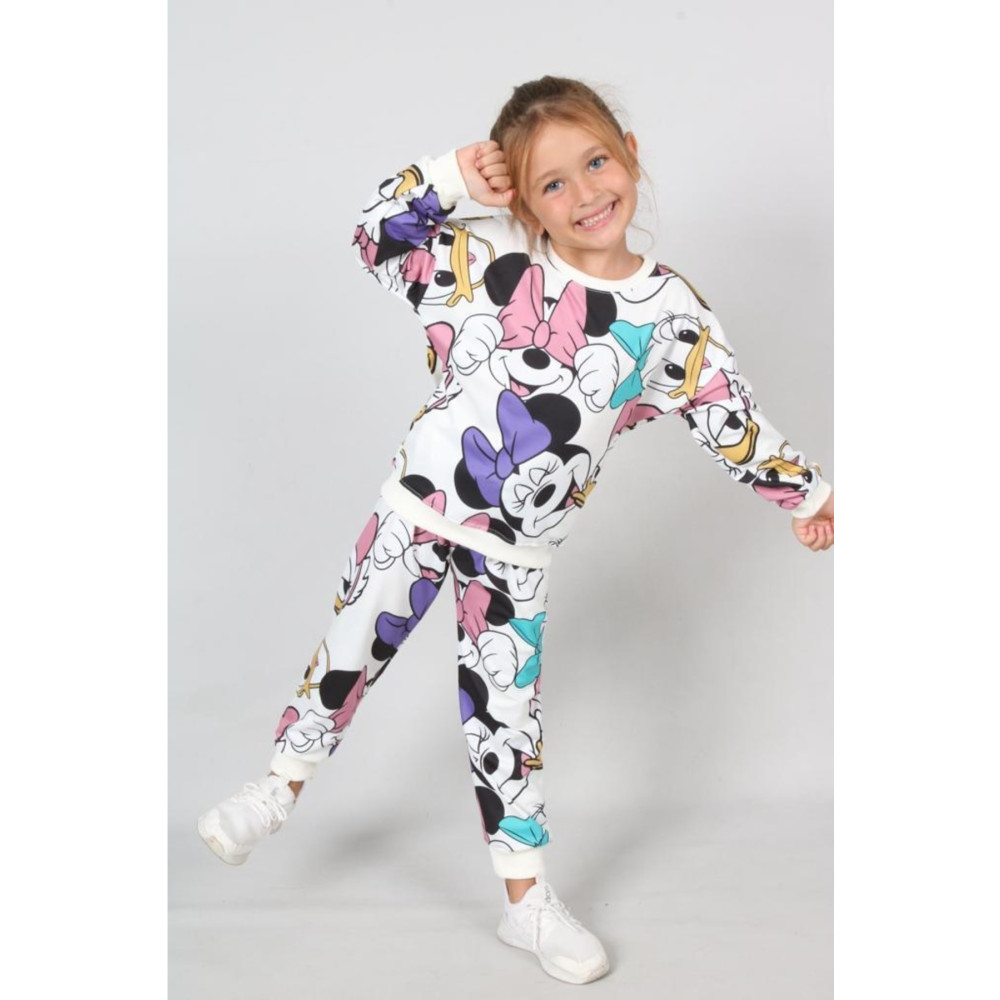 My Kids Wear Kışlık Çizgi Film Desenli Şardonlu Kız Çocuk Takımı 2 3-4 Yaş Beden Kadın Giyim Fiyatı