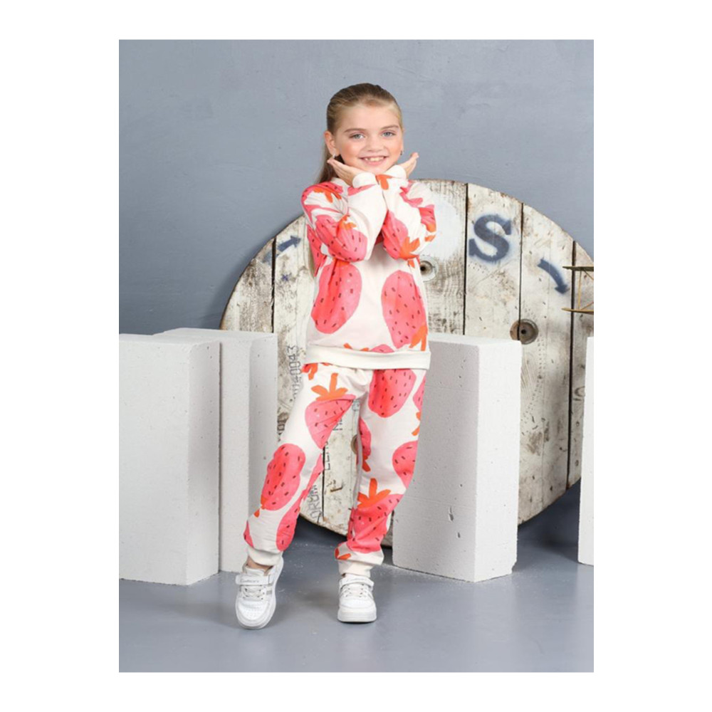 My Kids Wear Renkli Baskılı Desenli Kız Çocuk Takımı 3-4 Yaş Beden Kadın Giyim Fiyatı