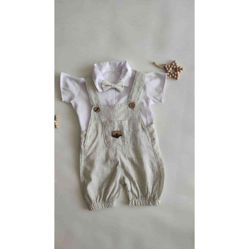 My Koala Baby Erkek Bebek Gömlekli Salopet Bebek Tulumu Fiyatı