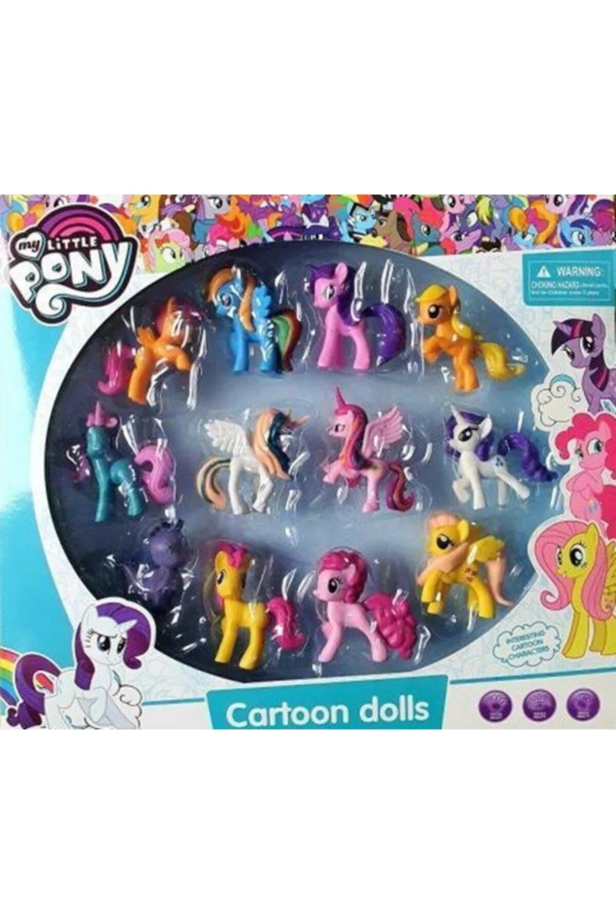 MY LITTLE PONY Oyuncak 12 Li Set Figür Oyuncak Pony Ler My Little Pony Oyuncakları 12li" Aksiyon Figürleri Fiyatı