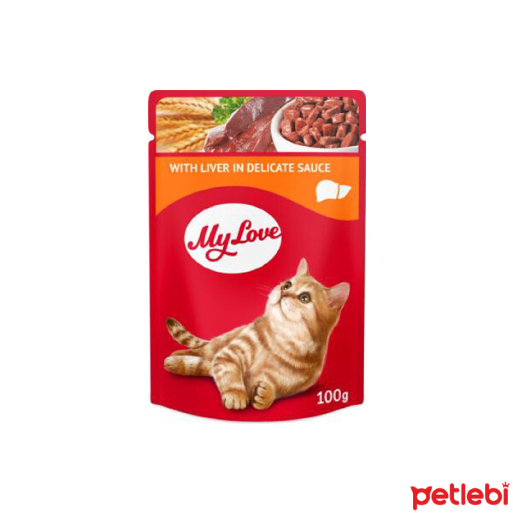 My Love Sos İçinde Ciğerli Yetişkin Kedi Konservesi 100gr Evcil Hayvan Ürünleri Fiyatı