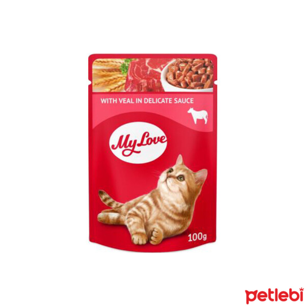 My Love Sos İçinde Dana Etli Yetişkin Kedi Konservesi 100gr Evcil Hayvan Ürünleri Fiyatı