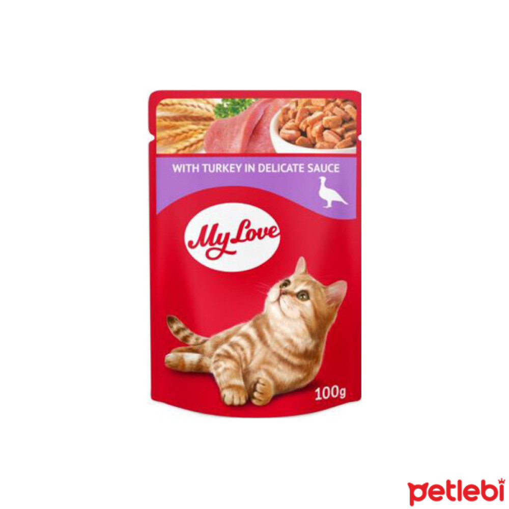 My Love Sos İçinde Hindi Etli Yetişkin Kedi Konservesi 100gr Evcil Hayvan Ürünleri Fiyatı