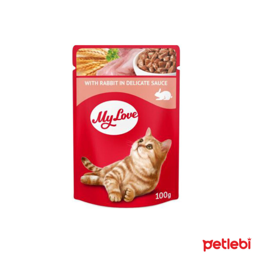 My Love Sos İçinde Tavşan Etli Yetişkin Kedi Konservesi 100gr Evcil Hayvan Ürünleri Fiyatı