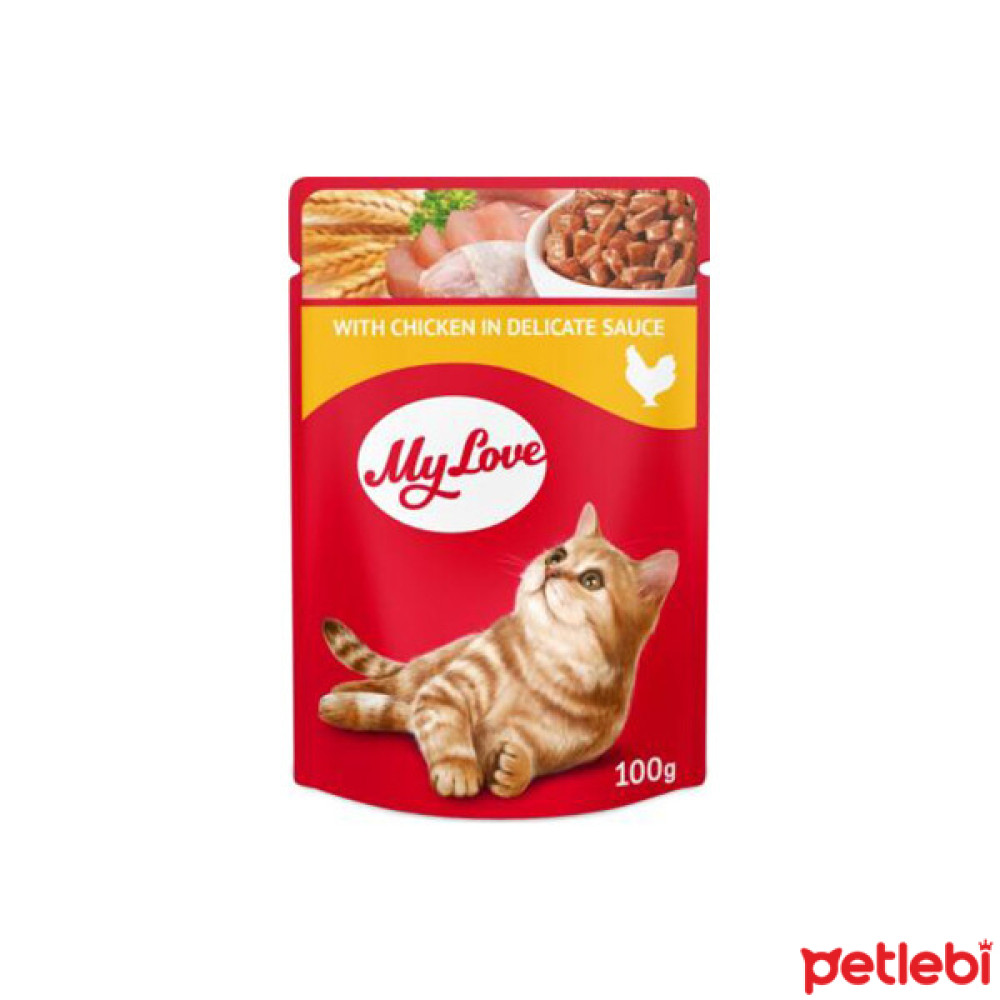 My Love Sos İçinde Tavuk Etli Yetişkin Kedi Konservesi 100gr Evcil Hayvan Ürünleri Fiyatı