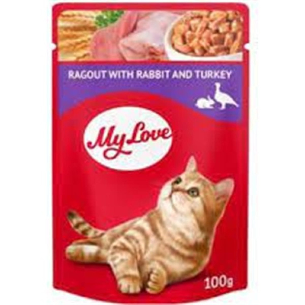 My Love Tavşanlı ve Hindi Etli Yahni Pouch Kedi Maması 100 gr Evcil Hayvan Ürünleri Fiyatı