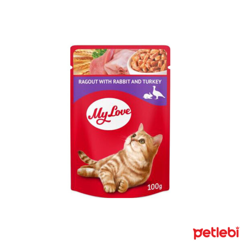 My Love Tavşanlı ve Hindi Etli Yahni Yetişkin Kedi Konservesi 100gr Evcil Hayvan Ürünleri Fiyatı