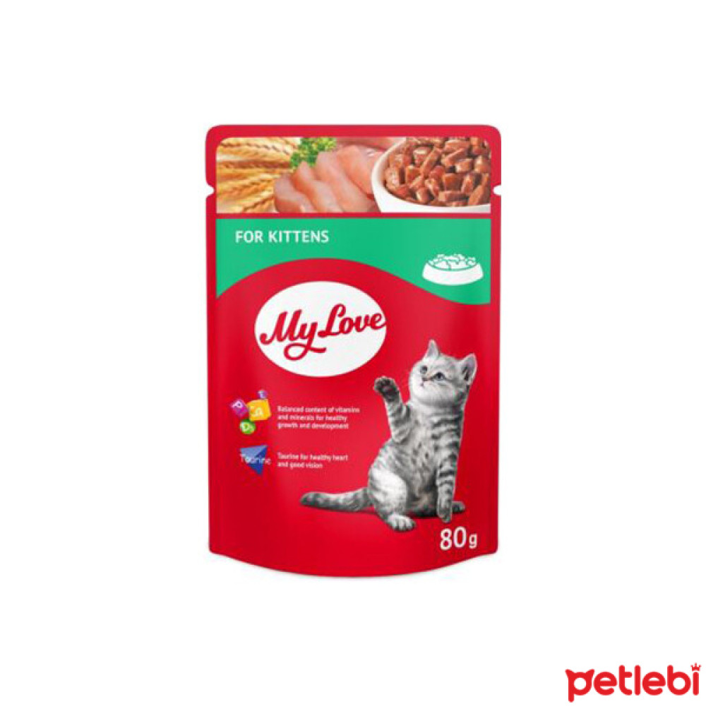 My Love Tavuk Etli Yavru Kedi Konservesi 80gr Evcil Hayvan Ürünleri Fiyatı