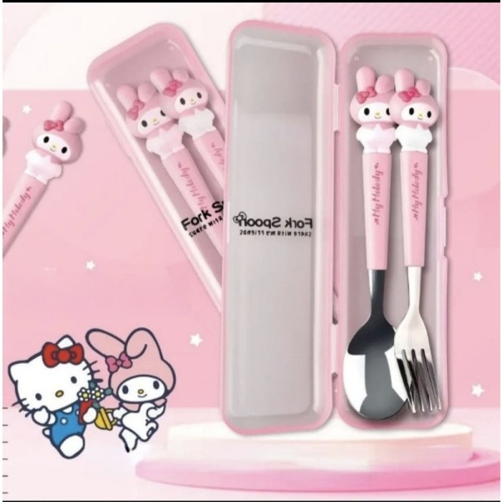 My Melody My Melodi Melody Sanrio Kore Kawai Kutulu Çatal Kaşık Set Beslenme Hello Kitty Köstebek Y2K Sanrio Kore Kawai Kutulu Çatal Kaşık Set Besl... Çatal / Kaşık / Bıçak Takımları Fiyatı