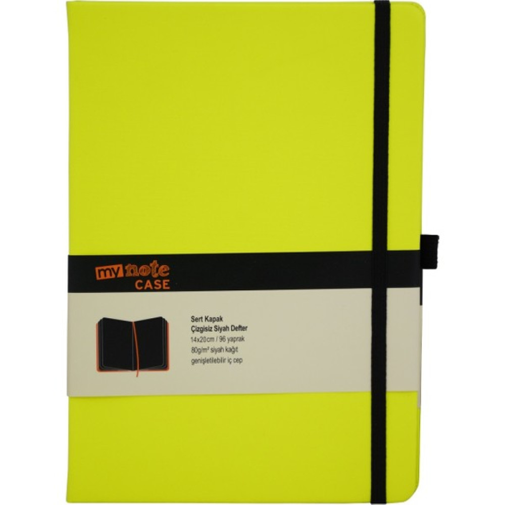 My Note Case Siyah 96 Yaprak Neon Sarı Çizgisiz Defter Myn126 Oto Boyaları Fiyatı