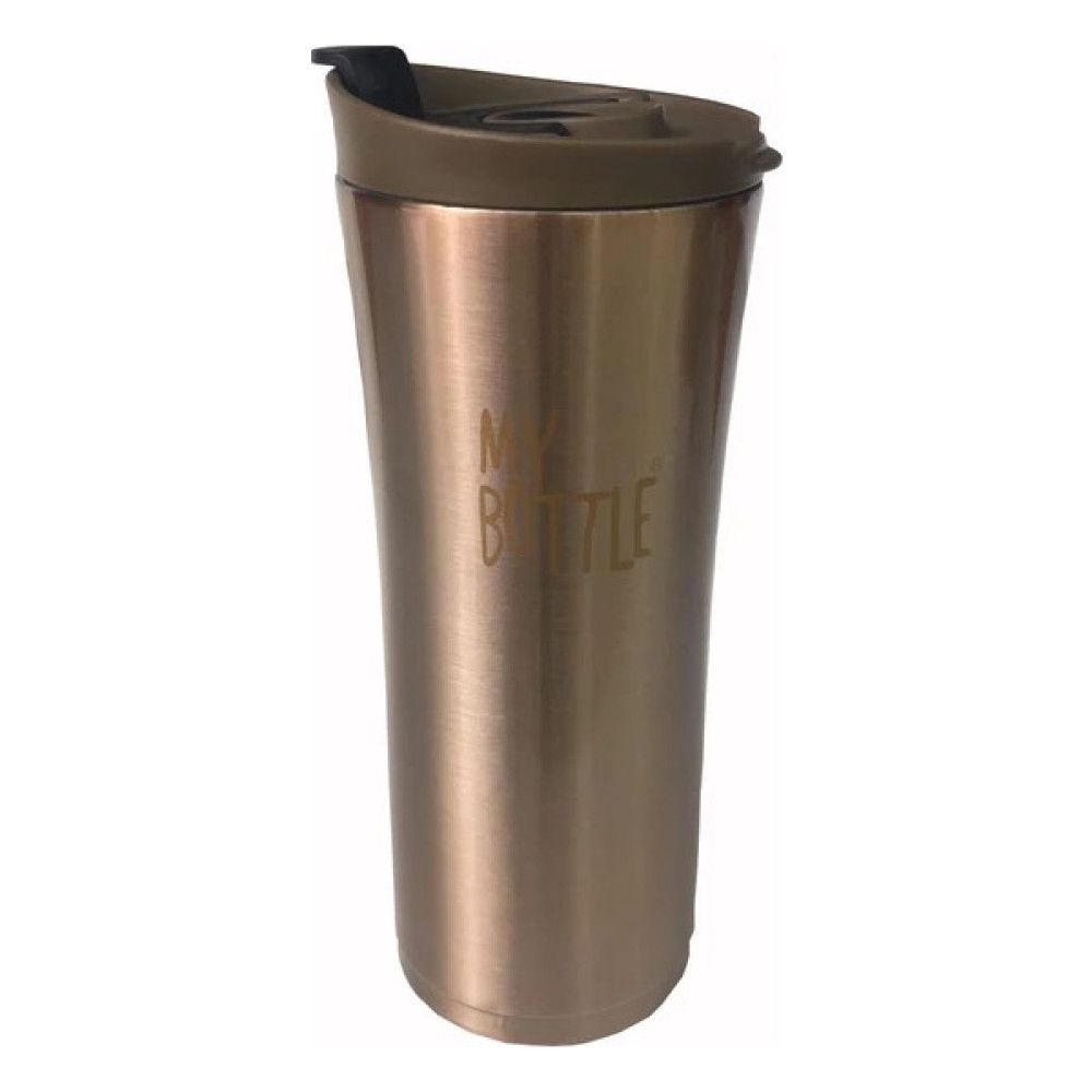 My Press 500 ml Termoslu Kahve ve Çay Hazırlayıcı French Press - Kahverengi Desenli French Press Fiyatı