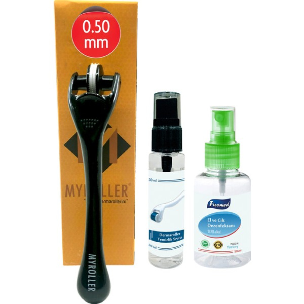 My Roller Eye Dermaroller 0.50 mm Titanyum 180 Iğneli Göz Çevresi ve Göz Altı Için Derma Roller Cilt ve Yüz Bakımı Fiyatı