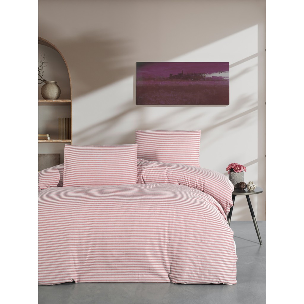 My Story Lastikli Çarşaflı Çift Kişilik Nevresim Takımı Saten Gül Kurusu - 200 x 220 cm Nevresim Takımı Fiyatı