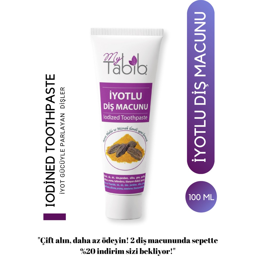 My Tabib İyotlu Diş Macunu 100 ml Diş Macunları Fiyatı