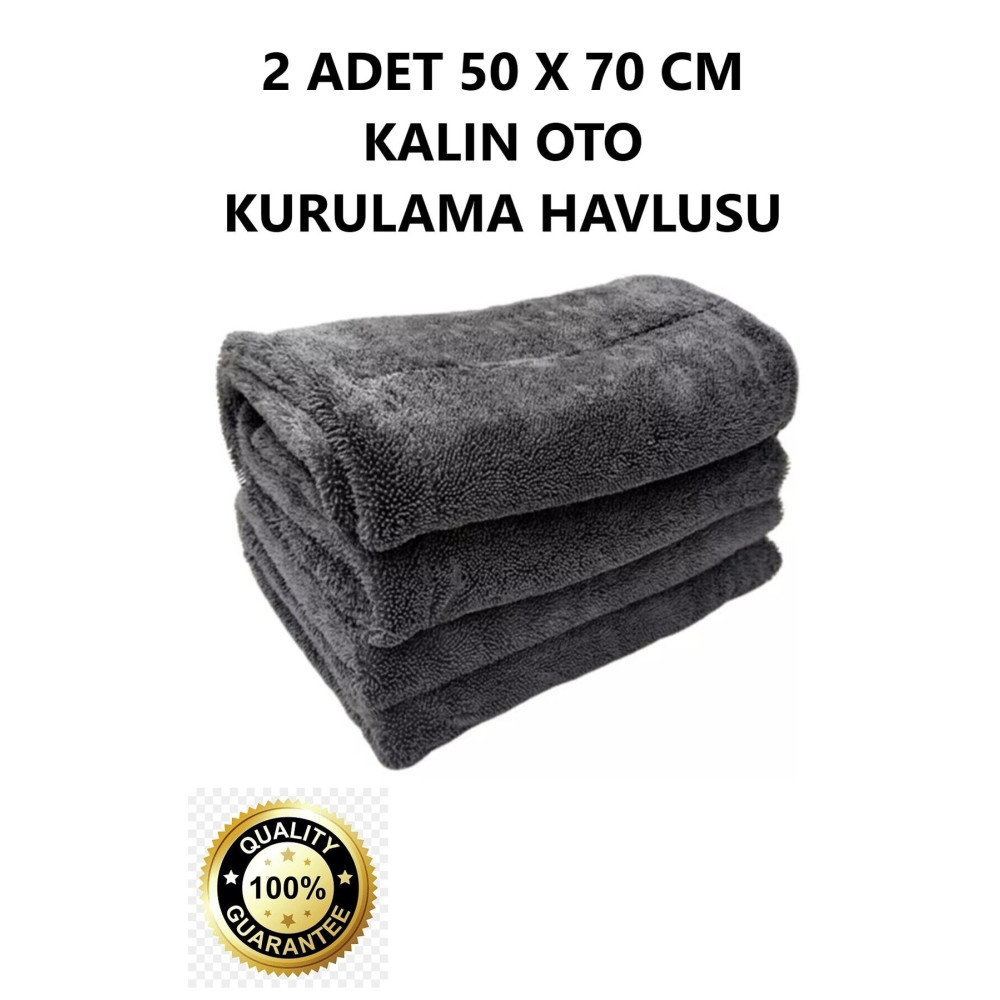 M.Y. TASO 2 Adet 50 X 70 Cm Mikrofiber Kalın Süper Emici Oto Kurulama Temizlik Ve Cila Havlusu 485 Gsm Oto Bakım & Temizlik Ürünleri Fiyatı