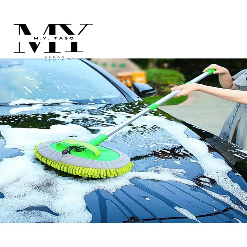 M.Y. Taso Çok Fonksiyonlu 2 In 1 Mikrofiber Araba Yıkama Fırçası Teleskopik Uzun Saplı Detay Fırçası Oto Mopu Oto Bakım Bezleri Fiyatı