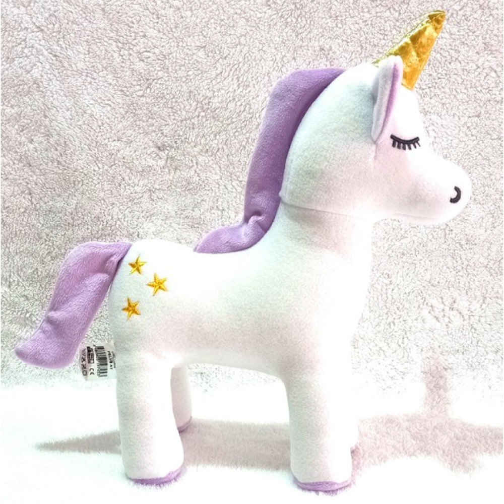 My Toys Peluş Unicorn Figürlü Yastık 33 Cm. (Lila) Peluş Oyuncaklar Fiyatı