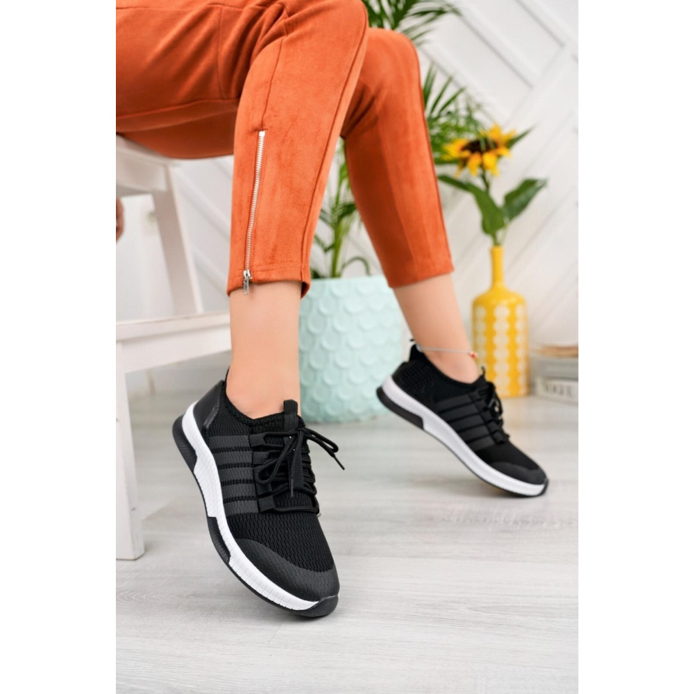 MY TREND SHOES Siyah - Triko Günlük Kullanıma Uygun Spor Ayakkabı 38 Beden Spor Ayakkabı Fiyatı