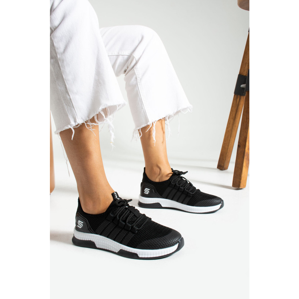MY TREND SHOES Siyah - Triko Günlük Kullanıma Uygun Spor Ayakkabı 42 Beden Spor Ayakkabı Fiyatı
