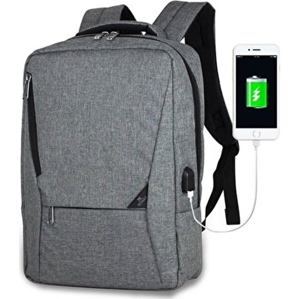 My Valice Smart Bag Active USB Şarj Girişli Slim Notebook Sırt Çantası Gri Erkek Sırt Çantası Fiyatı