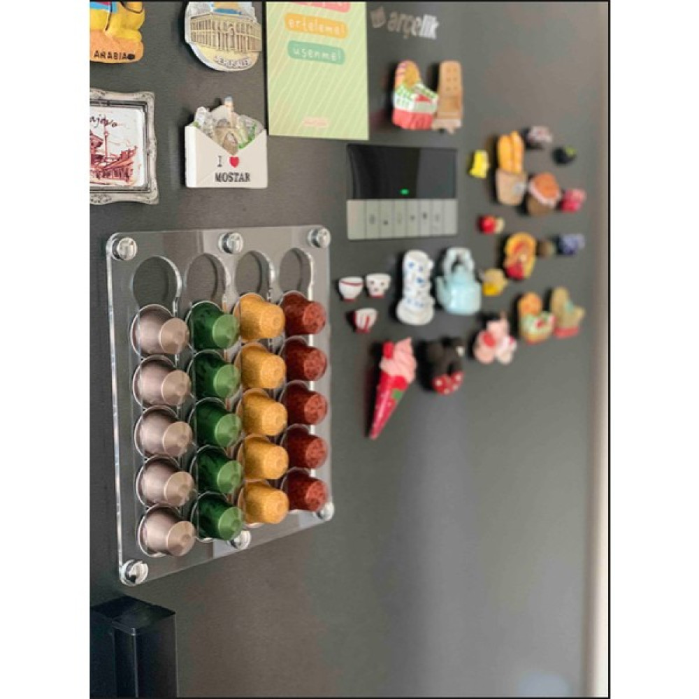 My1 Company Nespresso Uyumlu Kahve Kapsül Tutucu - Kutusu - Düzenleyici-Mıknatıslı Saklama Kapları Fiyatı