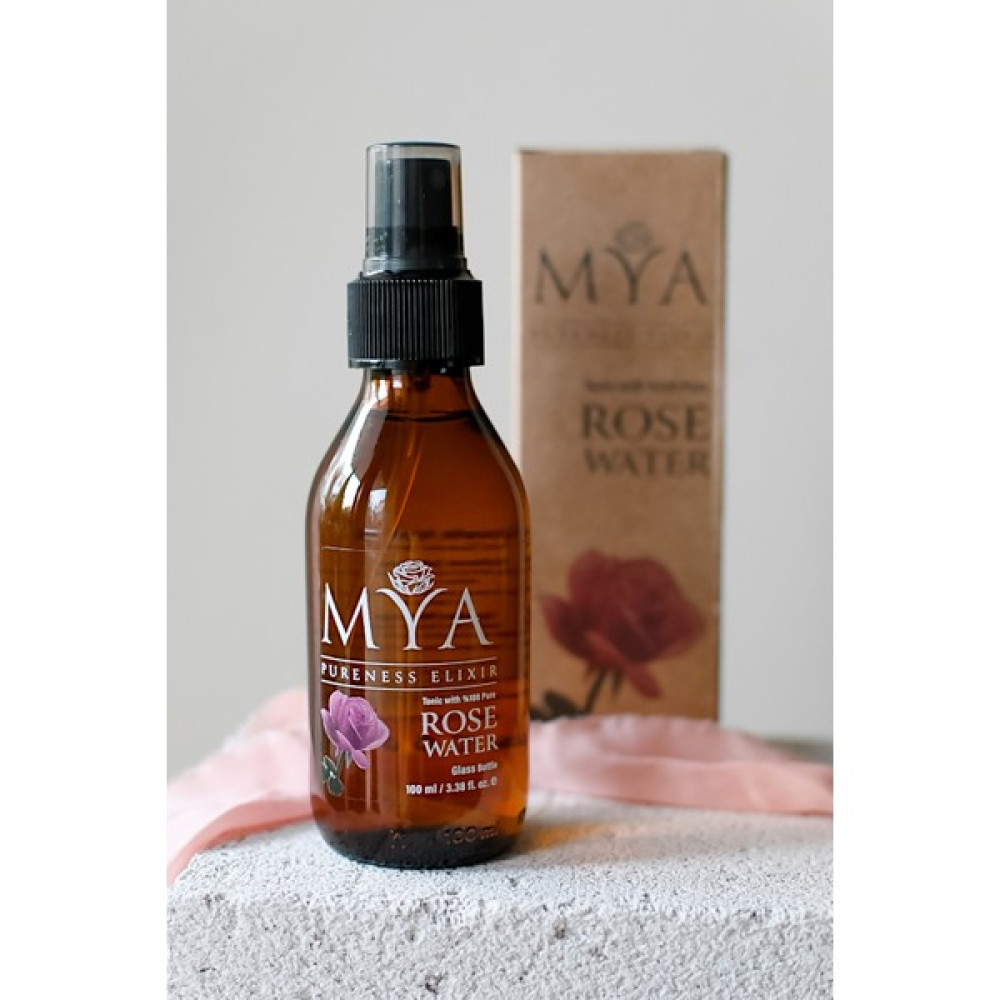 Mya Tam Yağlı Gül Suyu Renkli Cam Şişe 100 ml Cilt Temizleme ve Peeling Fiyatı