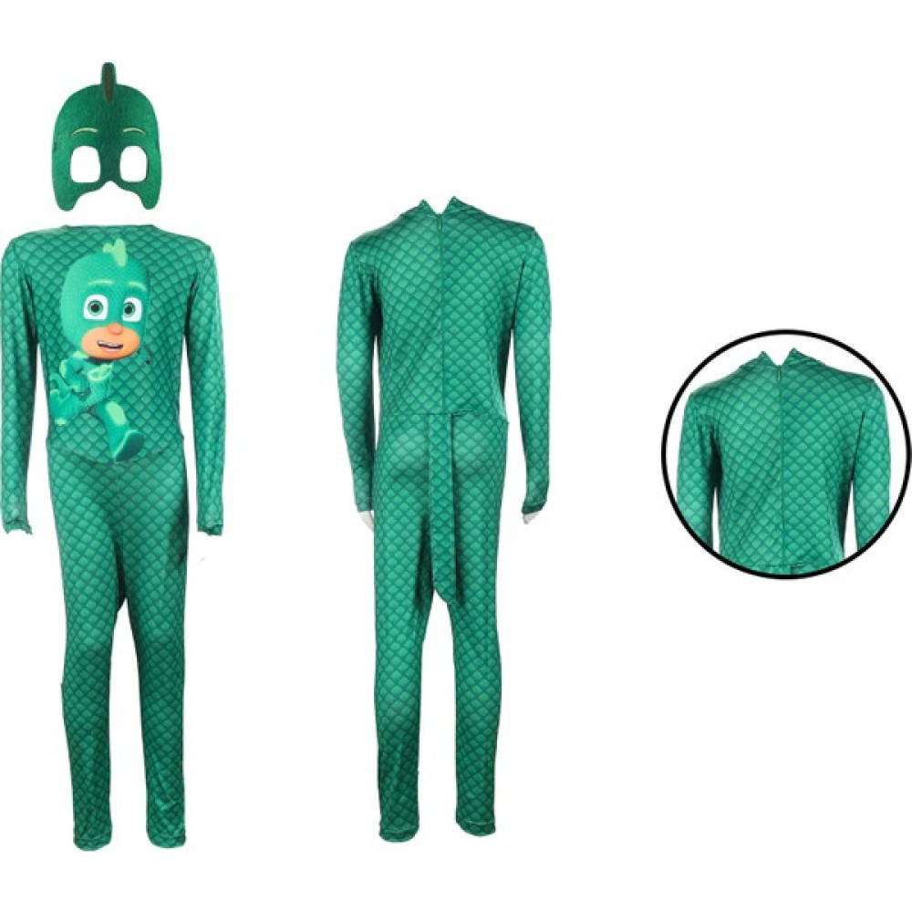 Mybebish Fermuarlı Resimli Pijamaskeliler Pj Masks Kertenkele Gekko Çocuk Kostümü Pijamaskeliler - 12 - 13 Yaş Oyuncak Fiyatı