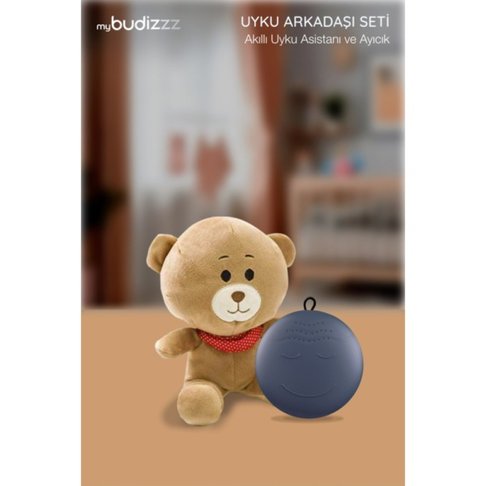 Mybudizzz Uyku Arkadaşı Seti | Akıllı Uyku Asistanı & Ayıcık - Koyu Mavi Oto Boyaları Fiyatı