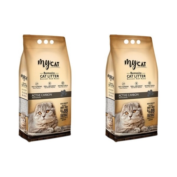 Mycat Bentonit Kedi Kumu Aktif Karbon Ince Taneli- 20 lt Evcil Hayvan Ürünleri Fiyatı