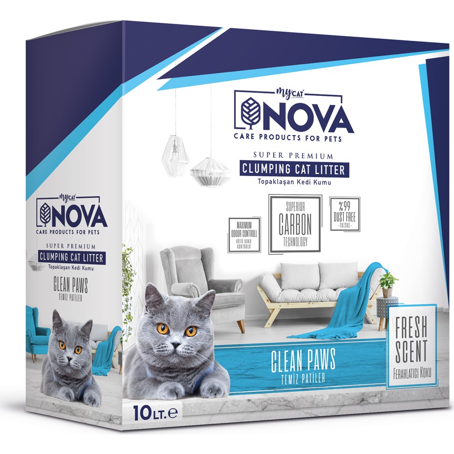 Mycat Nova Clean Paws (Temiz PATILER)10LT Diğer Fiyatı