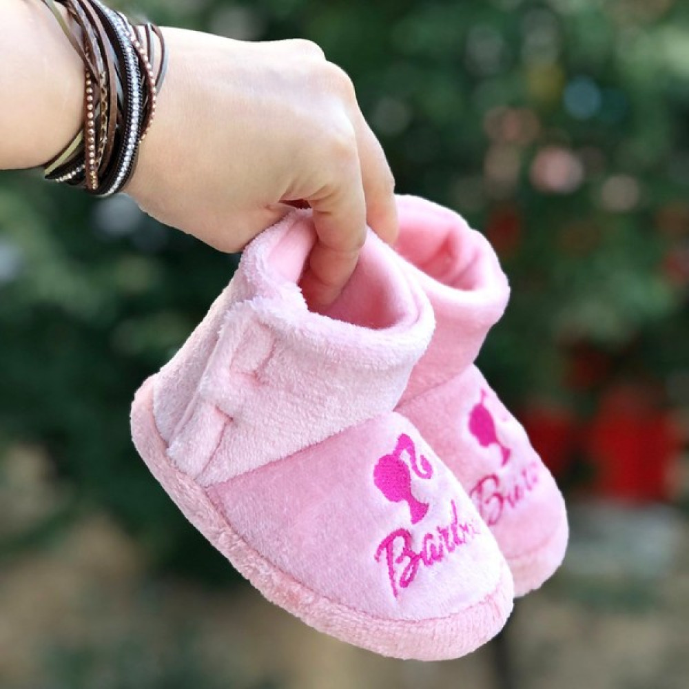 MyChild Kız Çocuk Pembe Barby Panduf ,ev Ayakkabısı ,kreş Anaokulu Ayakkabısı Kız Çocuk Panduf Fiyatı