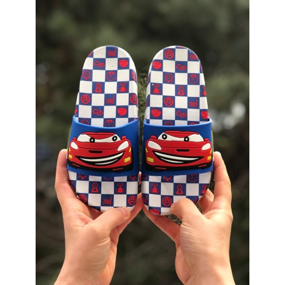 Mychild Şimşek Mcqueen Figürlü Çocuk Terliği, Kaydırmaz Taban Çocuk Terliği, Bahçe Deniz Havuz Terliği Erkek Çocuk Terlik & Sandaleti Fiyatı
