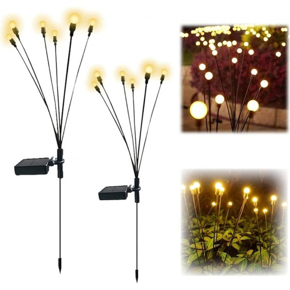 MYCL 2 Li Paket 6 Top LED Güneş Enerjili Bahçe Aydınlatma Solar Bahçe Süsü - Sarı Dış Mekan & Bahçe Oyuncakları Fiyatı