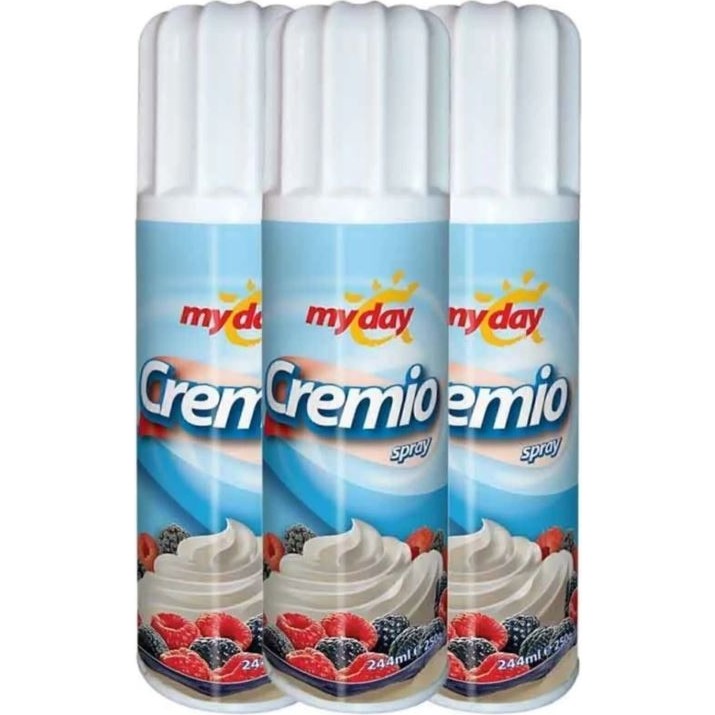 MyDay Sprey Krem Şanti 250 gr x 3 Doğal Aroma ve Süt İçeren Hafif Lezzetli Tatlı Dokunuş - 1 Adet Diğer Fiyatı